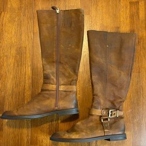 Franco Sarto Tall Knee High Riding Boots *EUC*